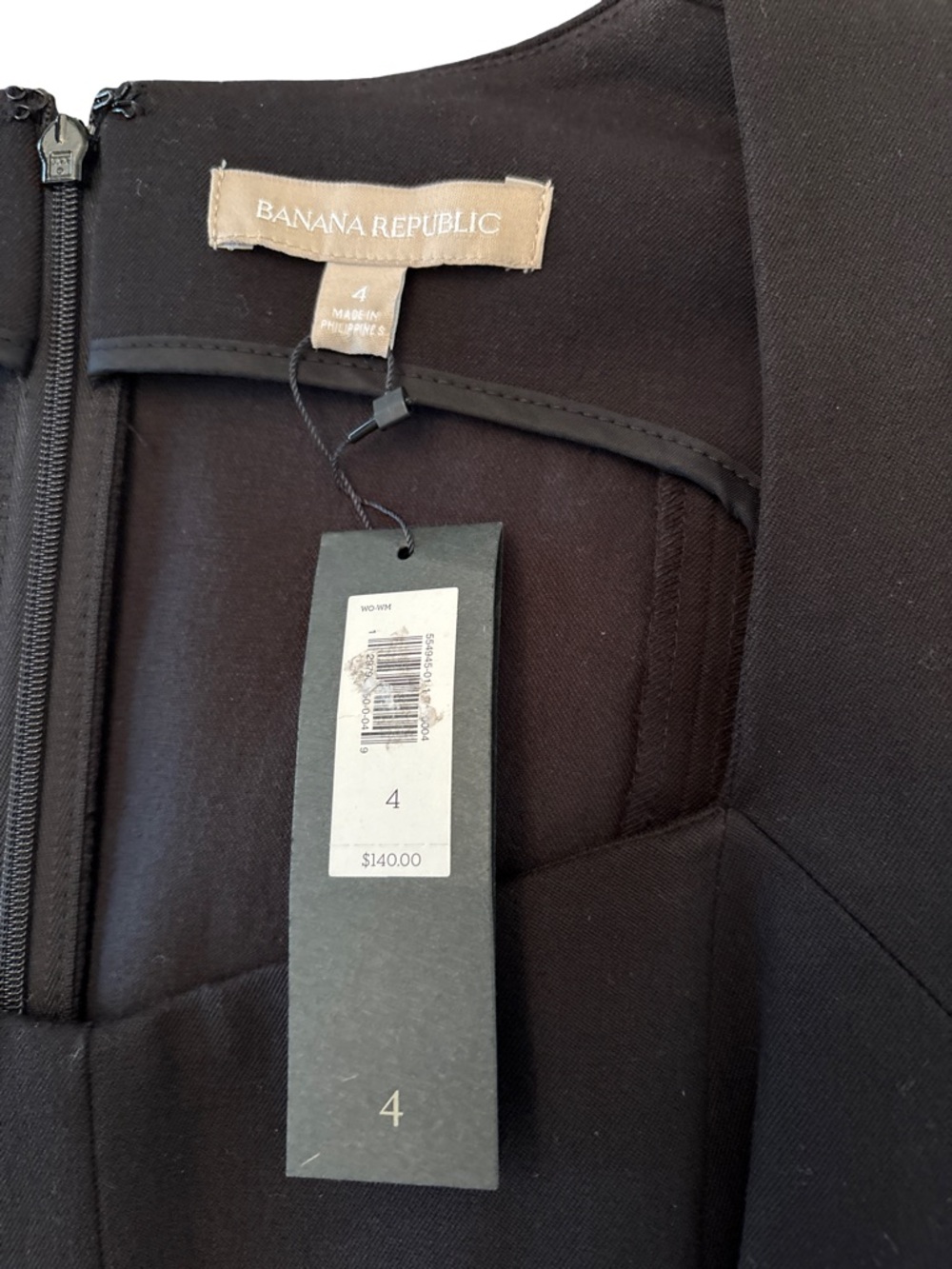 Banana Republic Heart Square-Neck Midi Dress - Picture 5 of 6